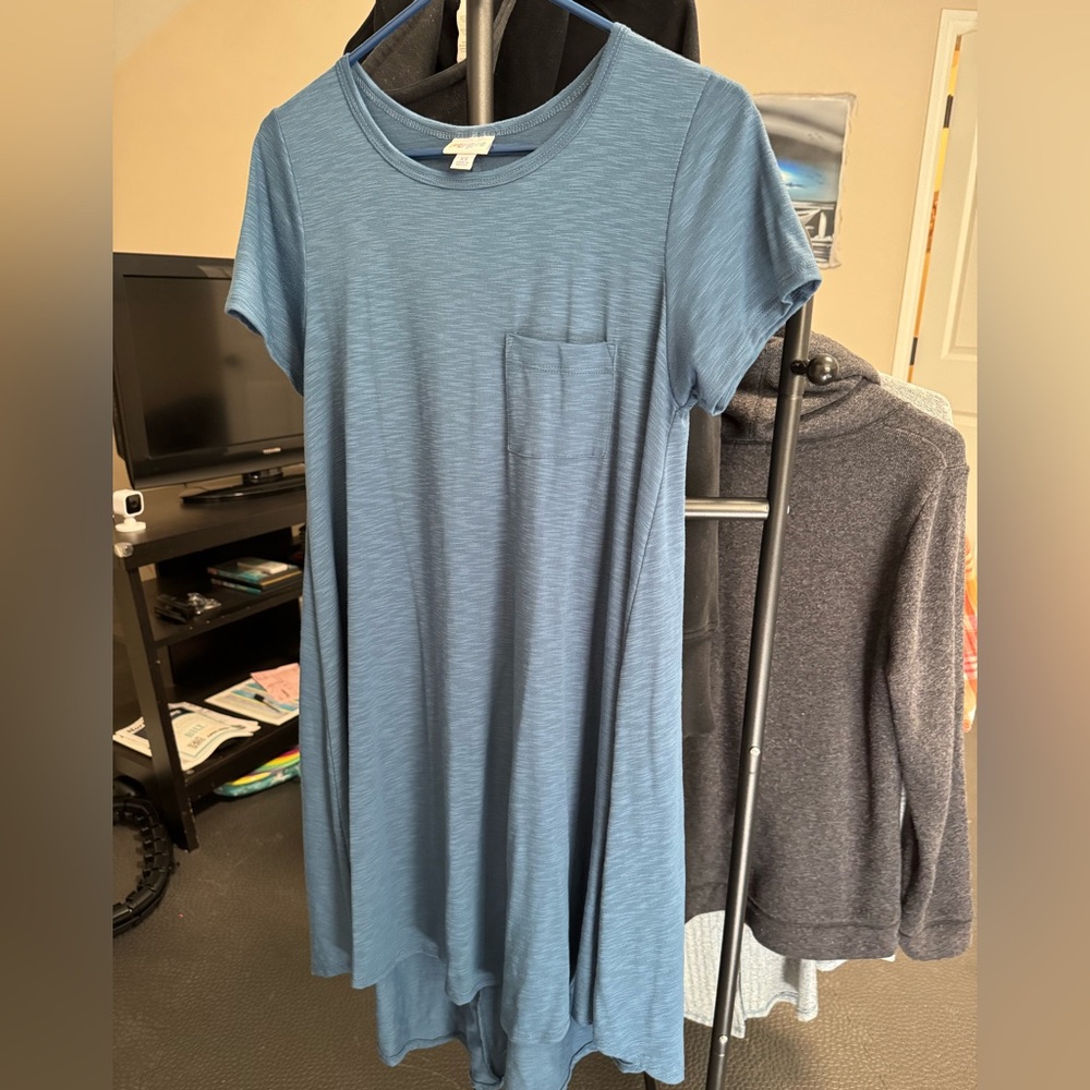 LuLaRoe Blue High Low Dress